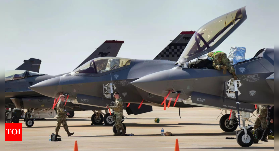F-35 Fighter Jets: Two F-35s debut at Aero India 2023, signal growing ties | India News – Times of India