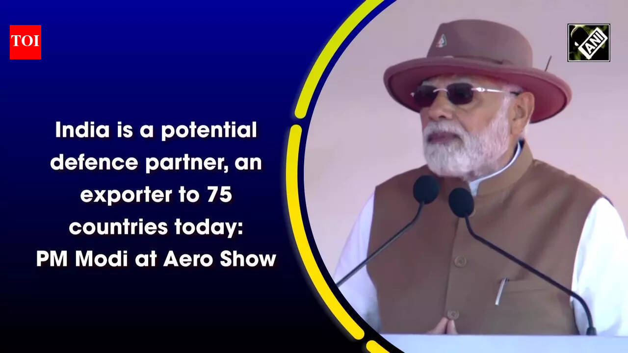 pm modi: India is a potential defence partner, an exporter to 75 ...