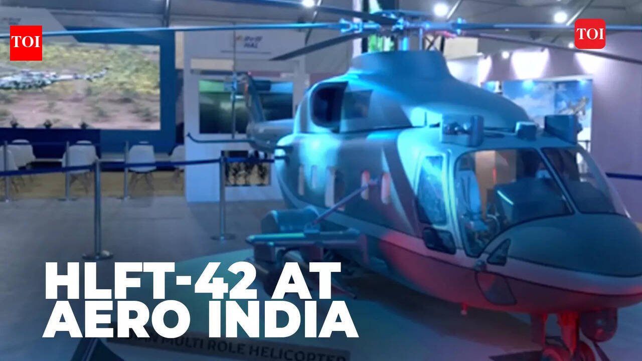 Watch: HAL displays supersonic fighter trainer aircraft HLFT-42 at Aero ...