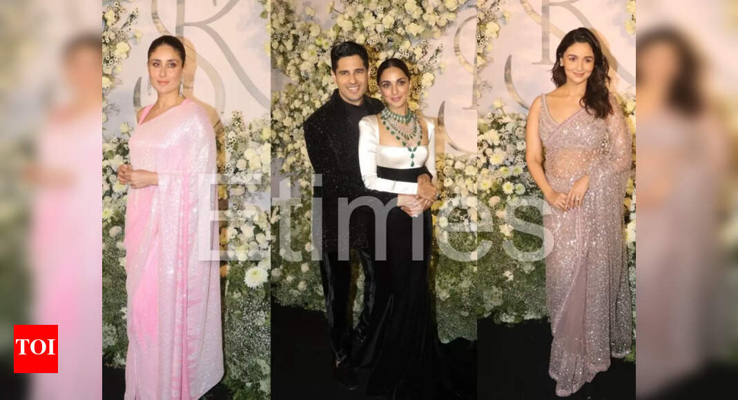 Why were Kareena Kapoor Khan and Alia Bhatt’s ‘better halves’ missing from Sidharth Malhotra-Kiara Advani’s reception? – Times of India