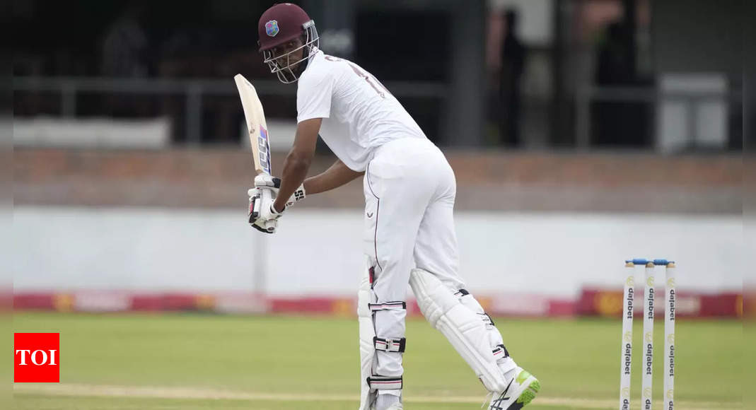 2nd Test: Chase half-century helps West Indies take a commanding lead against Zimbabwe | Cricket News – Times of India