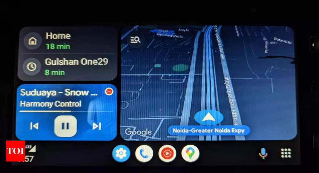 Android Auto’s new user interface is rolling out in India: Here’s what it’s like to use – Times of India