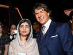 Activist Malala Yousafzai and actor Tom Cruise 