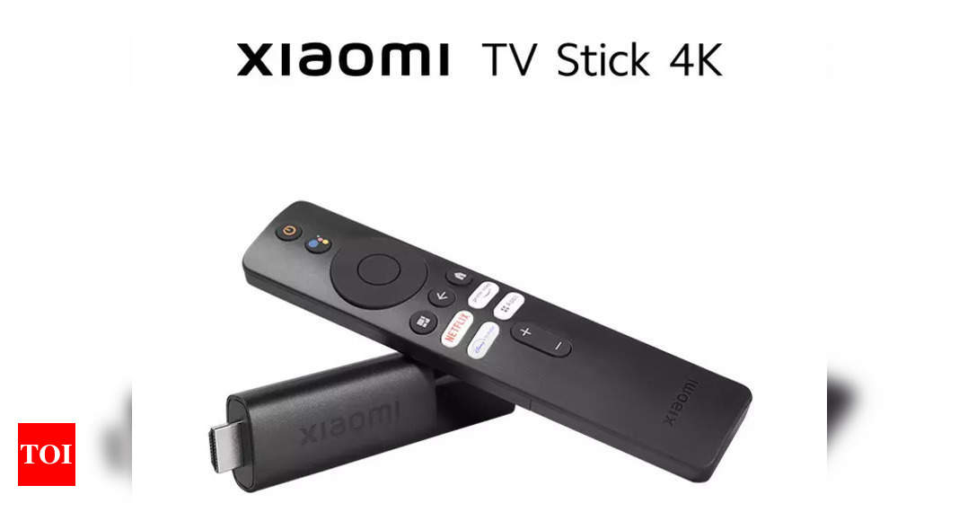 Xiaomi TV Stick 4K with built-in Chromecast launched in India, priced at Rs 4,999 – Times of India