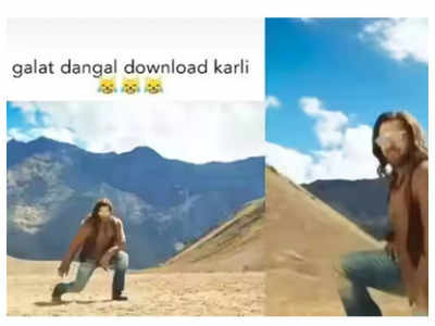 See video: A fan edit used Dangal's title track on Salman Khan's song Naiyo Lagda and the results are hilarious