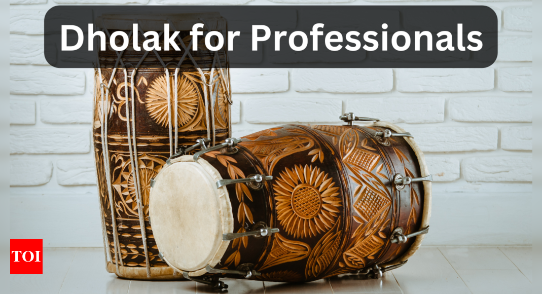 Dholak for professionals: Best picks online - Times of India (February,  2023)