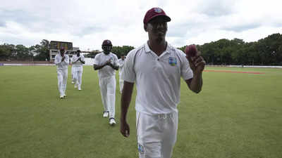 2nd Test: Record-breaker Motie spins West Indies to series win over Zimbabwe
