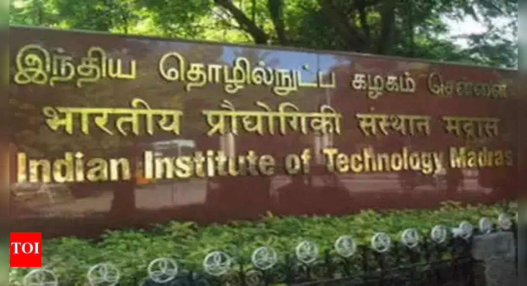 आईआईटी-मद्रास में एक छात्र ने की आत्महत्या, दूसरे ने की आत्महत्या की कोशिश |  चेन्नई समाचार – टाइम्स ऑफ इंडिया