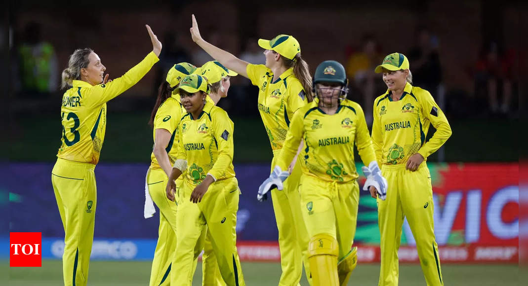 Women’s T20 World Cup: Brown, Wareham star in Australia’s win over Bangladesh | Cricket News – Times of India