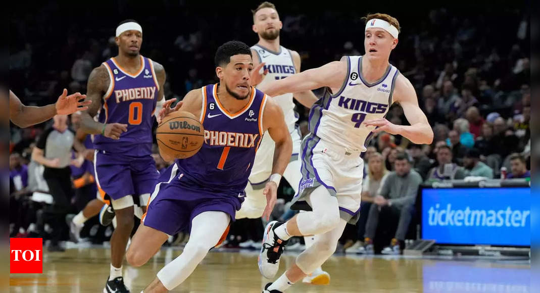 Nba: Led by Devin Booker’s 32 points, Phoenix Suns go past Sacramento Kings | NBA News – Times of India