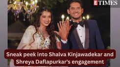 Sneak peek into Shalva Kinjawadekar and Shreya Daflapurkar's engagement