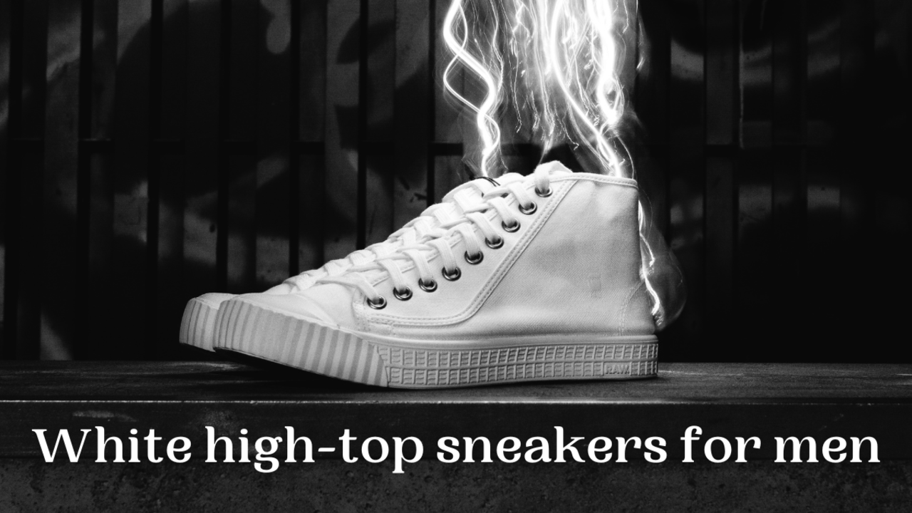 High Top Sneakers for Men | Men's White Sneakers | Bacca Bucci