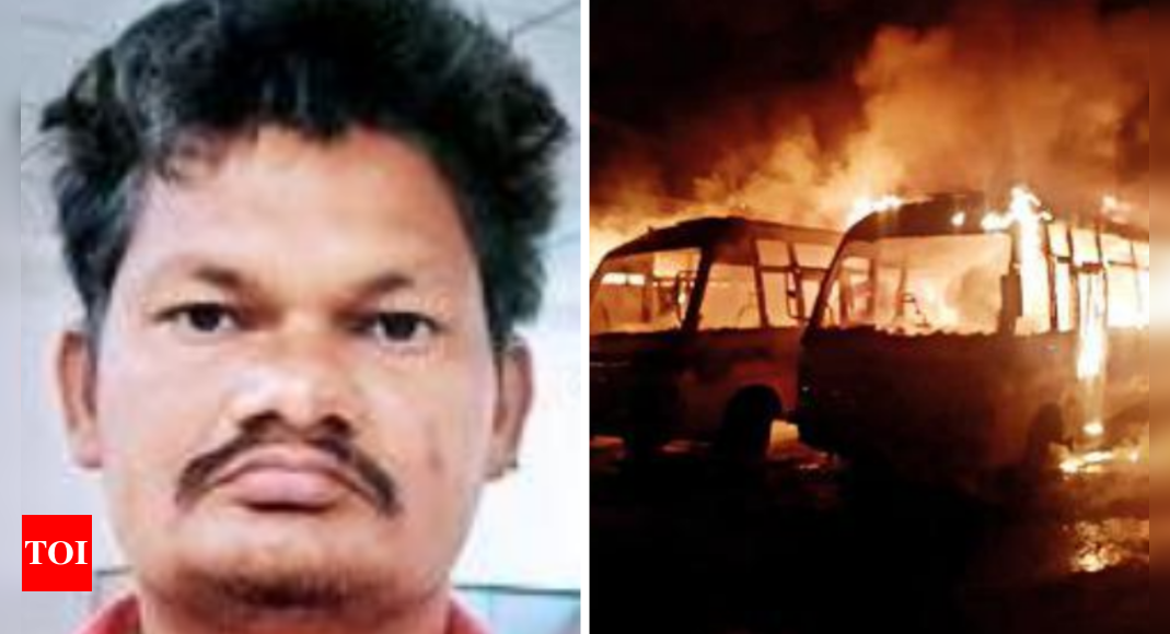 हैदराबाद में तीन निजी बसों में आग लगाने वाला ड्राइवर गिरफ्तार |  हैदराबाद समाचार – टाइम्स ऑफ इंडिया