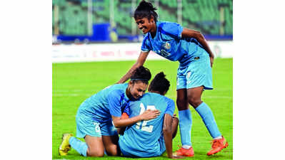 Indian women held by Nepal as international football returns to city