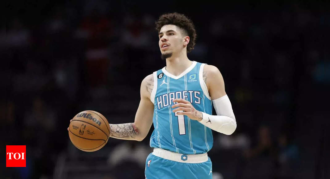LaMelo Ball’s triple-double propels Hornets past Spurs in NBA | NBA News – Times of India
