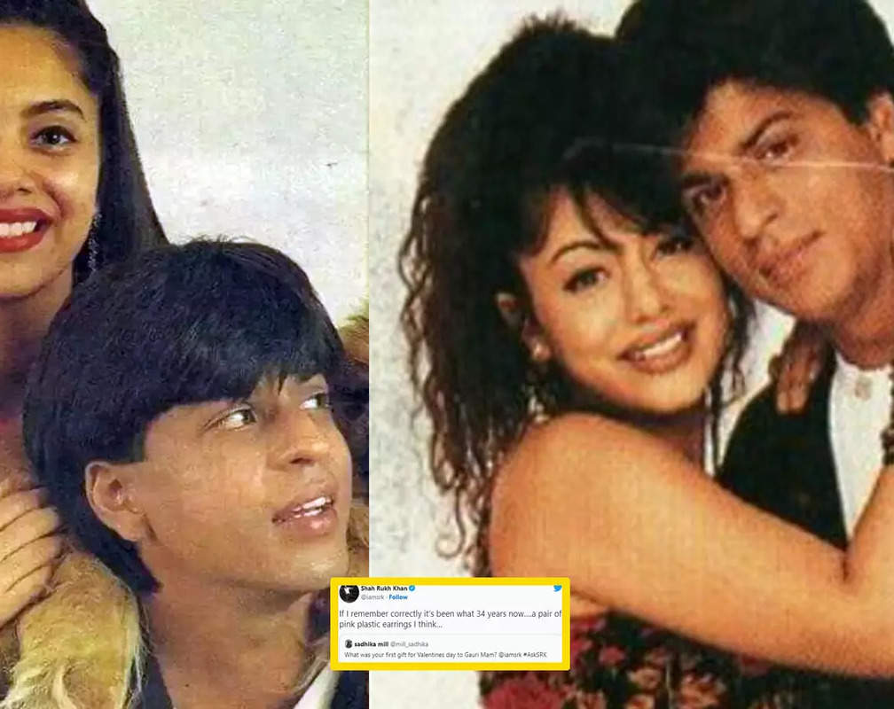 
Did you know Shah Rukh Khan's first Valentine's Day gift to wife Gauri Khan was made of plastic?
