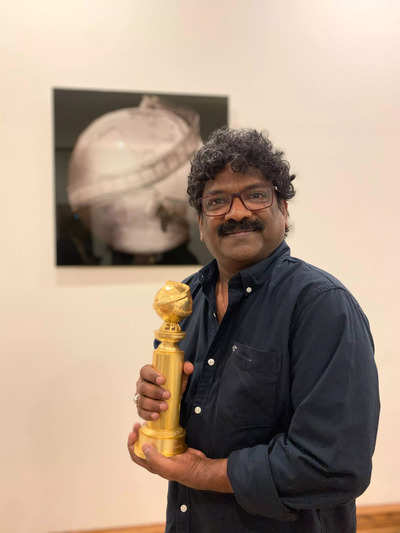 ‘RRR’ Lyricist Chandrabose collects his Golden Globe