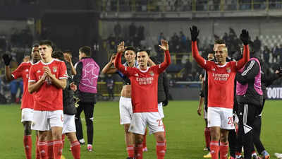 Champions League: Benfica beat Brugge 2-0