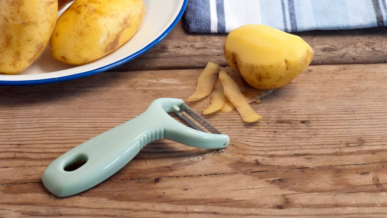 Potato Vegetable Peeler For Kitchen - Premium Stainless Steel Y Shape  Swivel Peelers For Veggie,potatoes, Carrot, Fruit, With Ergonomic Non-slip  Handl