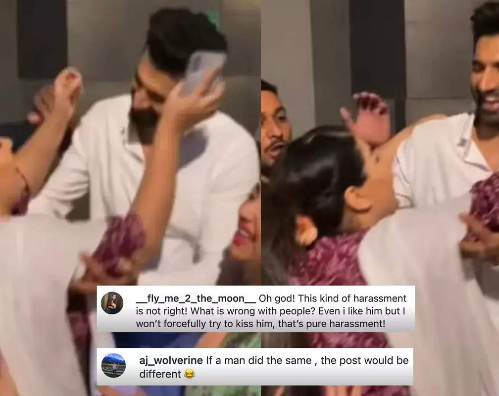 
OMG! Aditya Roy Kapur gets uncomfortable as female fan tries to forcefully kiss him at 'The Night Manager' screening, netizens call it 'pure harassment'
