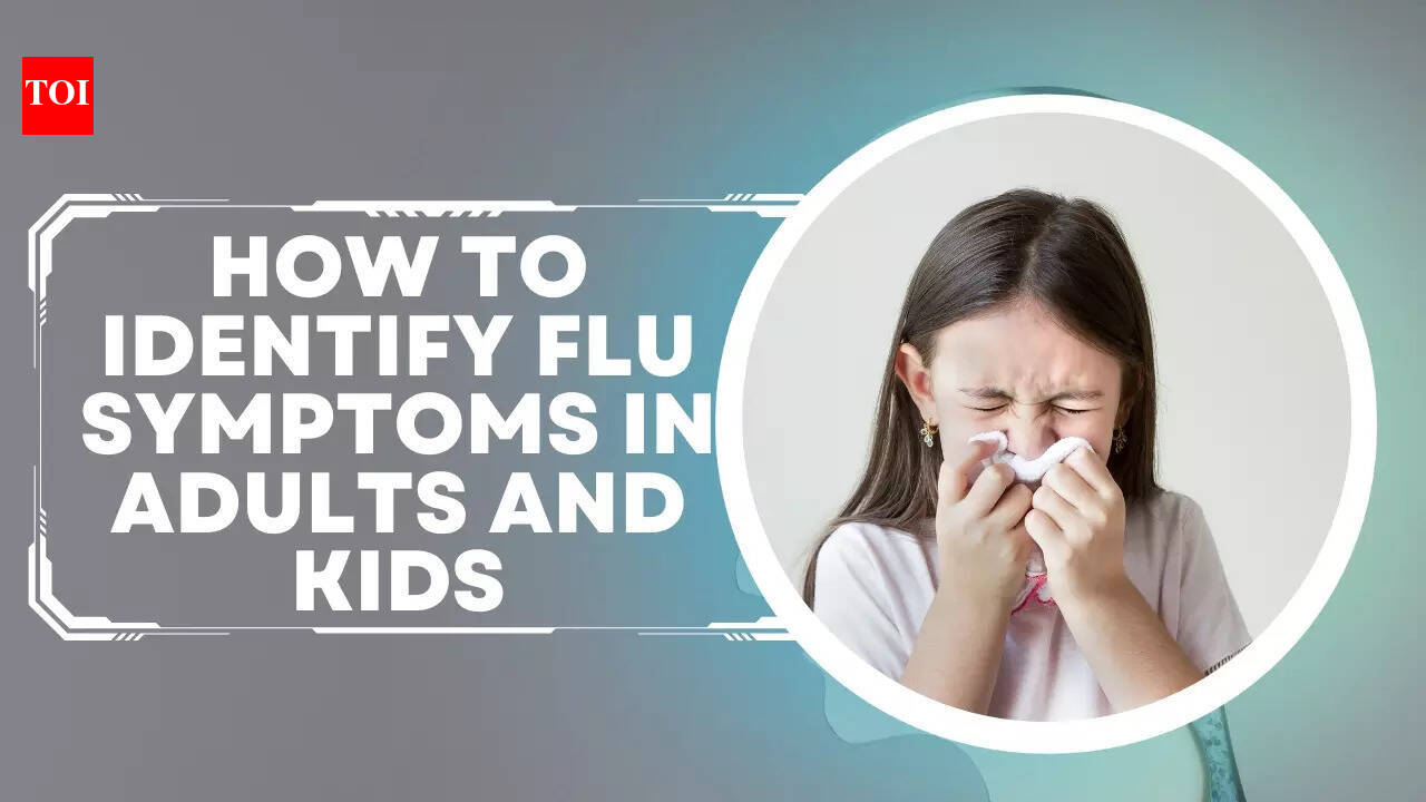 How to identify flu symptoms in adults and kids