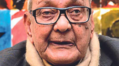 Raza: Syed Haider Raza’s art makes a splash in Paris - Times of India