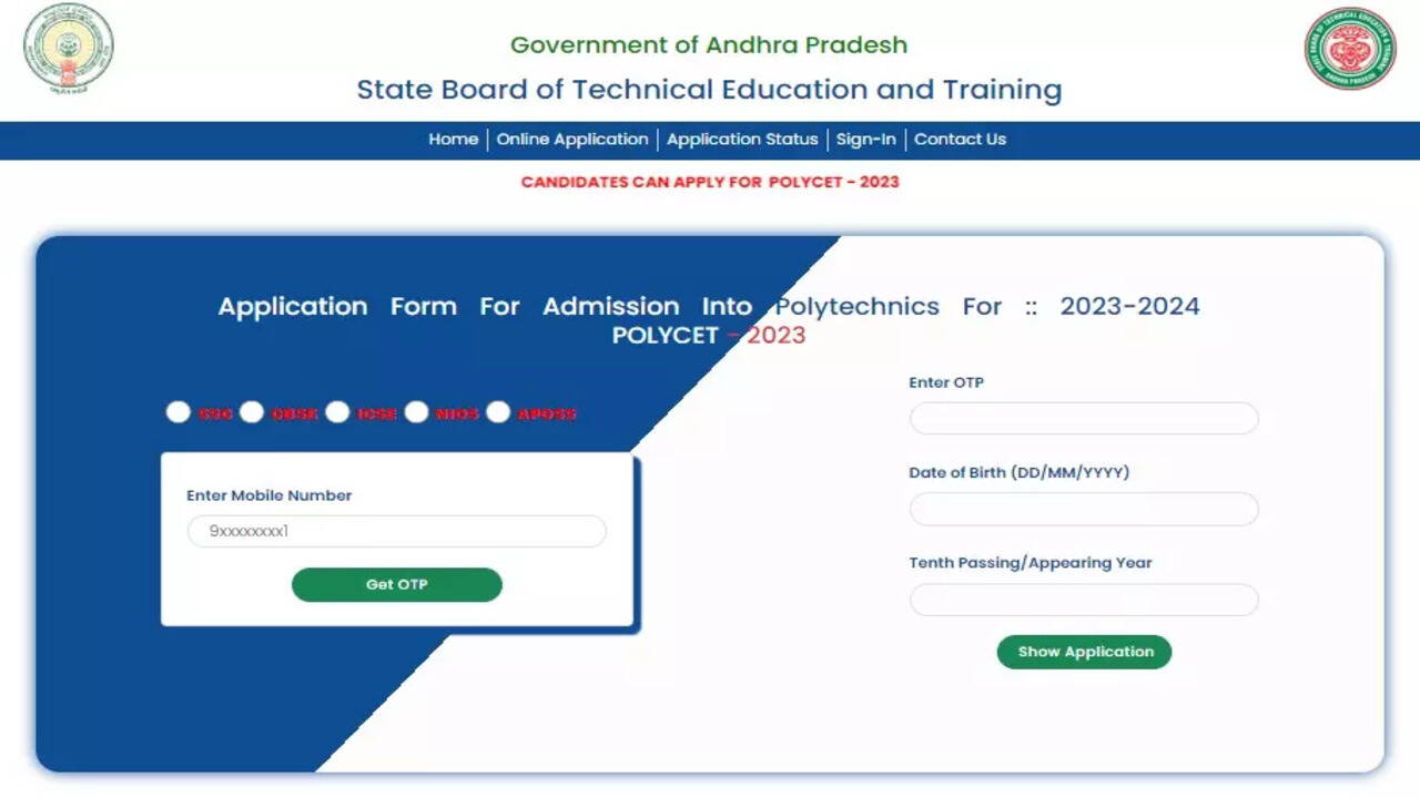 AP POLYCET 2023 registration process begins at polycetap.nic.in, apply now  - Times of India