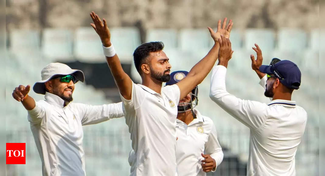 Jaydev Unadkat-Chetan Sakariya star as Saurashtra bowl out Bengal for 174 in Ranji Trophy final | Cricket News – Times of India