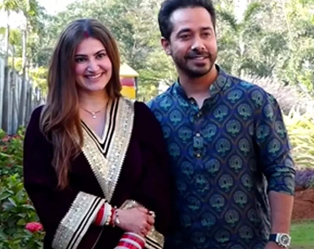 
Watch: Actress Shivaleeka Oberoi and Abhishek Pathak's first public appearance post marriage
