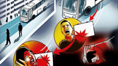 Open toolbox door of bus kills one, injures another in Chennai's Thiruvottiyur