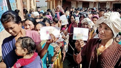 Tripura assembly polls: Displaced Brus of Mizoram vote first time in 25 years