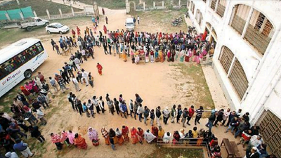 Voters in Urban Tripura queues up to show the way