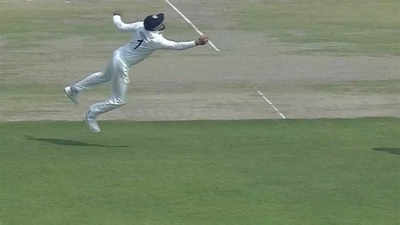 Watch: KL Rahul's stunning catch brings up 250th Test wicket for Ravindra  Jadeja