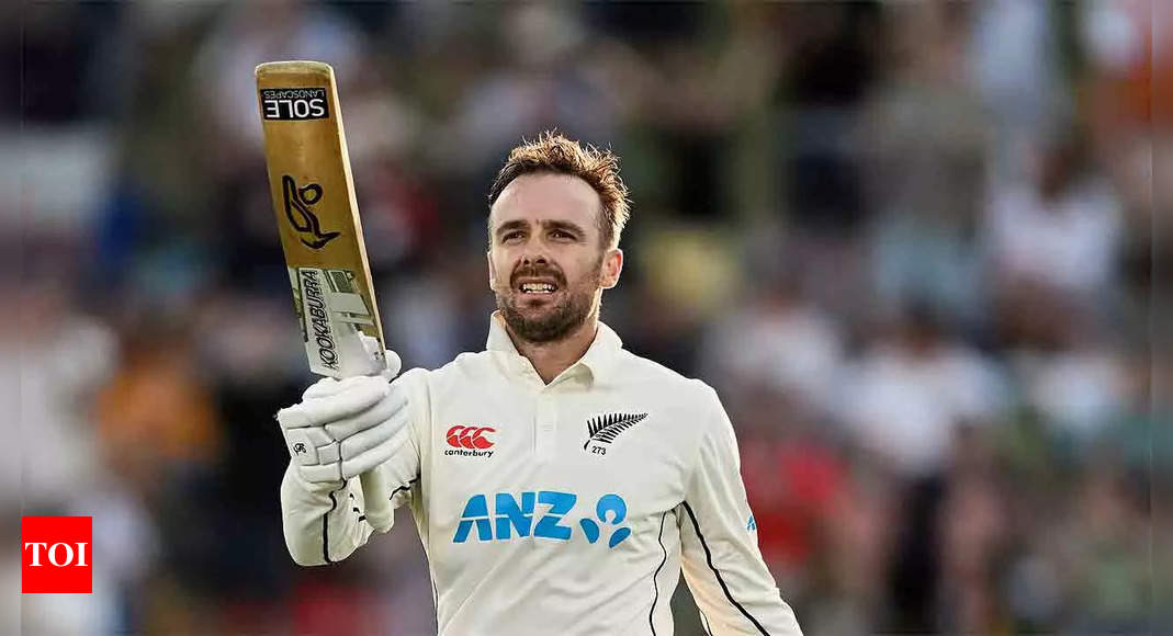 1st Test: Blundell leads New Zealand fightback against England | Cricket News – Times of India