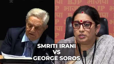Smriti Irani slams billionaire George Soros, says 'foreign powers trying to target democracy'