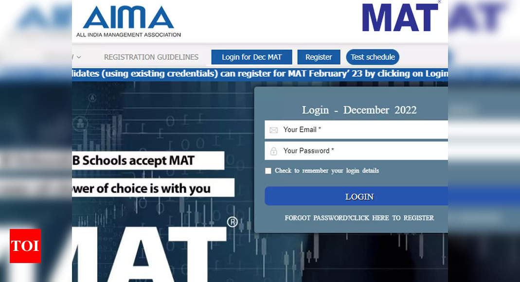 MAT PBT Admit Card 2023 Launched on mat.aima.in; obtain right here
