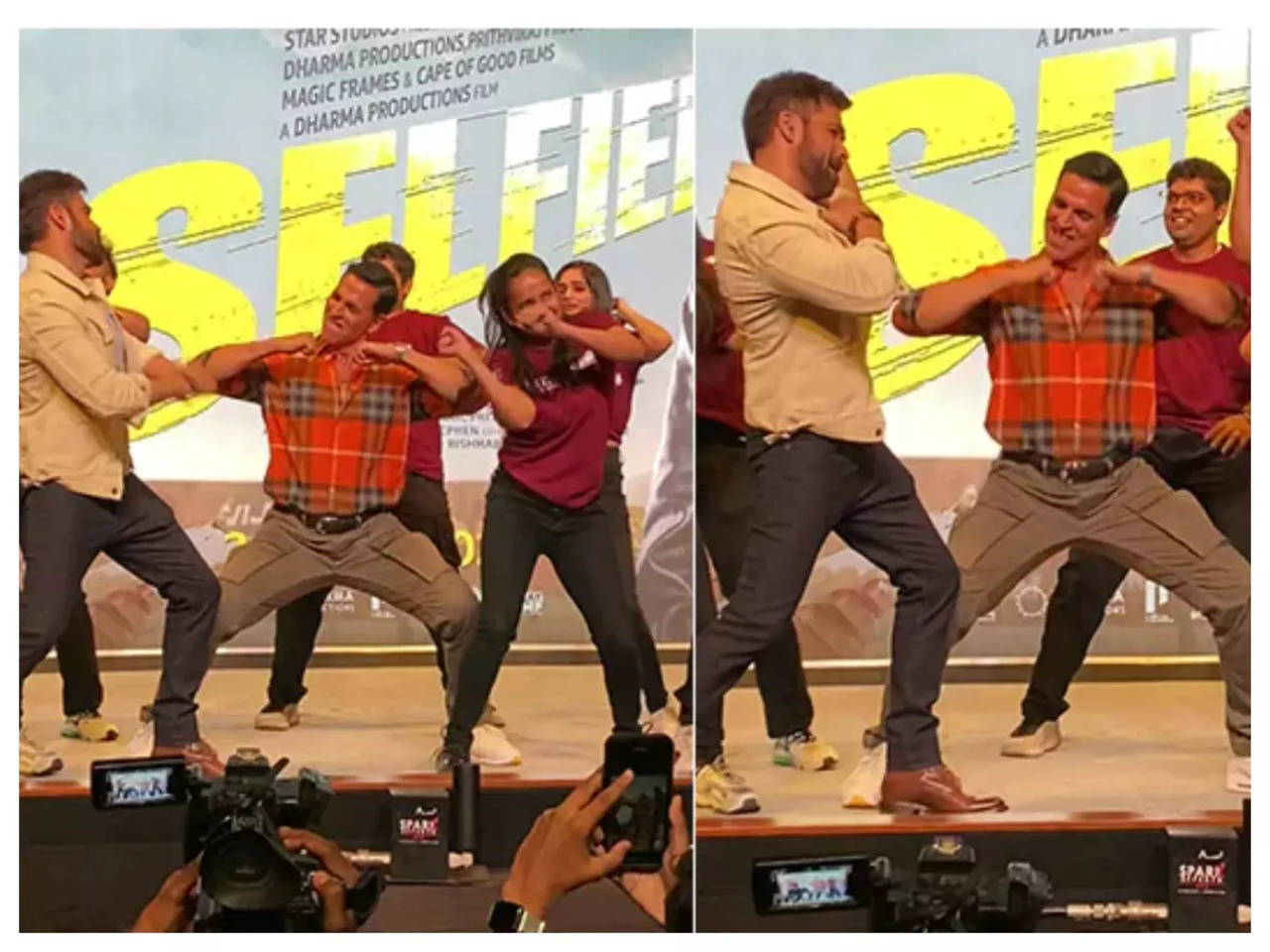 Watch video: Akshay Kumar and Emraan Hashmi dance to Main Khiladi at an  event, leave the audience asking for more | Hindi Movie News - Times of  India