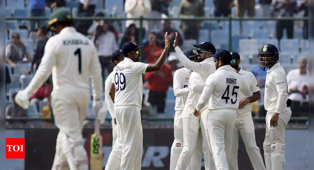 IND vs AUS 2nd Test: Mohammed Shami, R Ashwin, Ravindra Jadeja dominate Australia on Day 1 | Cricket News – Times of India