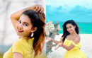 Ravishing looks of Telugu anchor Deepika Pilli in Yellow
