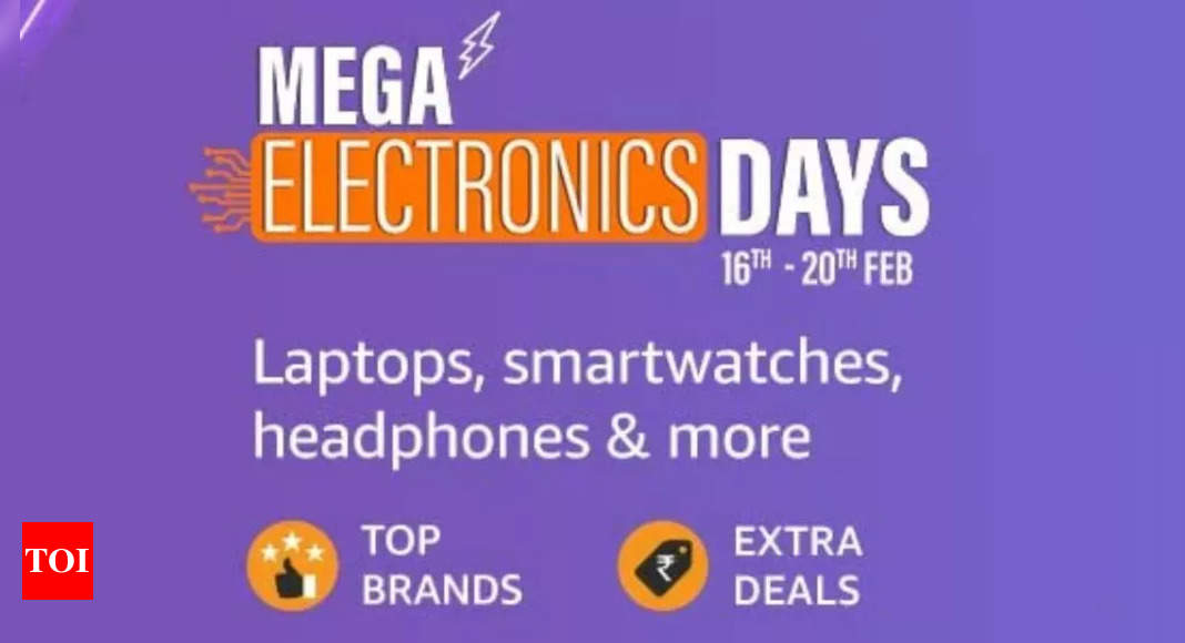 Mega Electronics Days: Amazon Mega Electronics Days: Offers and reductions on smartwatches, gaming laptops and extra – Occasions of India