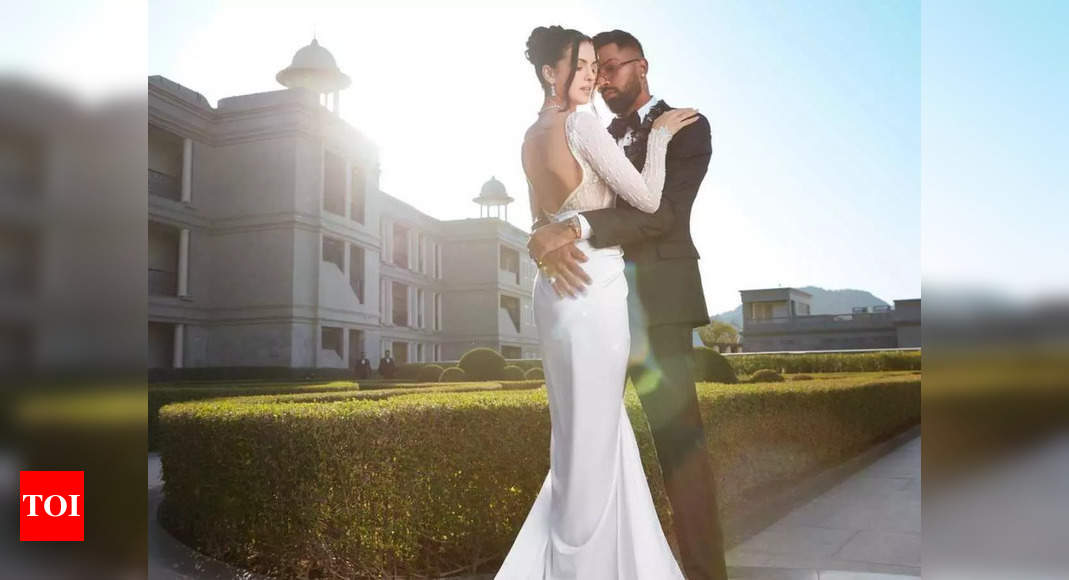 Hardik Pandya-Natasa Stankovic wedding: The bride shares a few more pictures from their Christian ceremony – Times of India