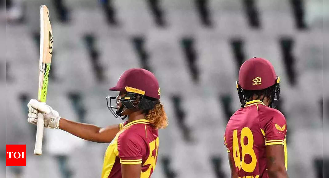Women’s T20 World Cup: Matthews guides West Indies to first win | Cricket News – Times of India