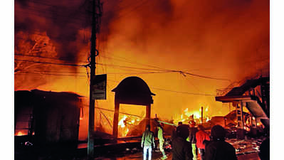 Over 300 shops gutted in Jorhat bazaar fire, none hurt