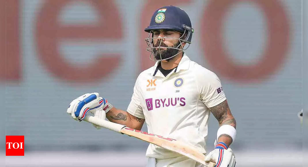 2nd Test: ‘Unlucky’ Virat Kohli falls to a ‘doubtful dismissal’ | Cricket News – Times of India