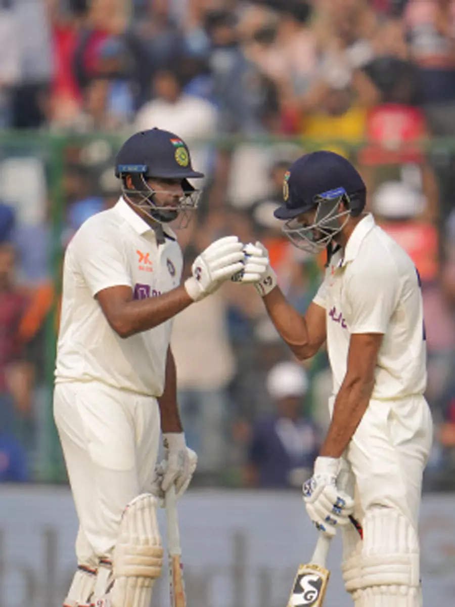 2nd Test, Day 2: Axar, Ashwin rescue India after Lyon blows