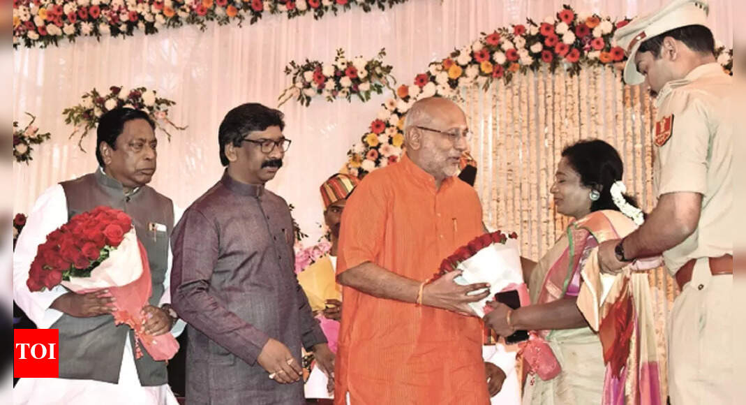 C P Radhakrishnan sworn in as 11th governor of Jharkhand Ranchi News