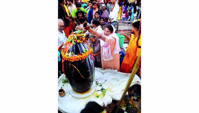 Record no. of devotees at KVT on Mahashivaratri