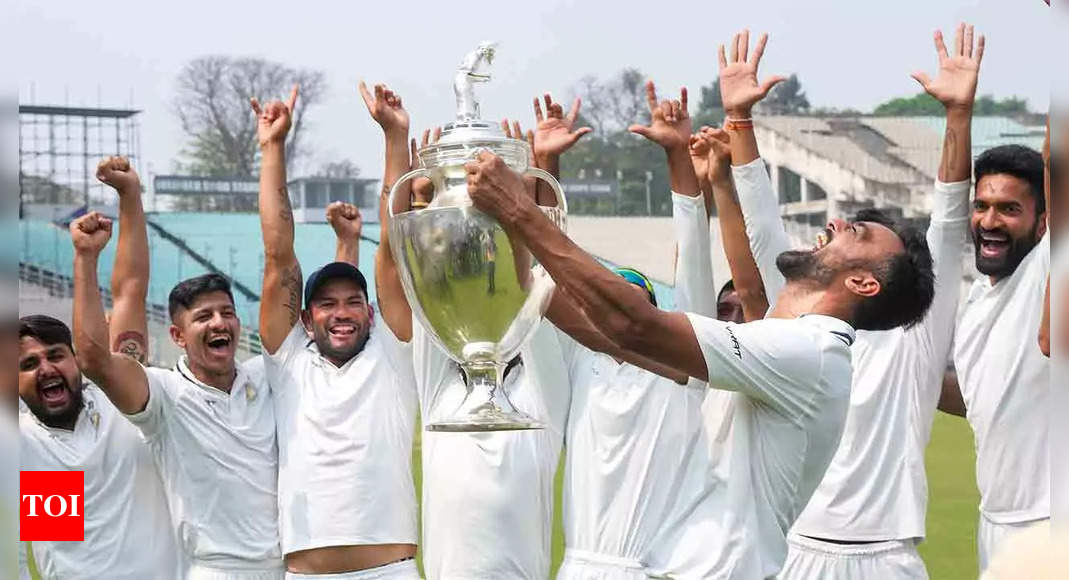 Ranji Trophy: Saurashtra beat Bengal by 9 wickets to bag second title | Cricket News – Times of India