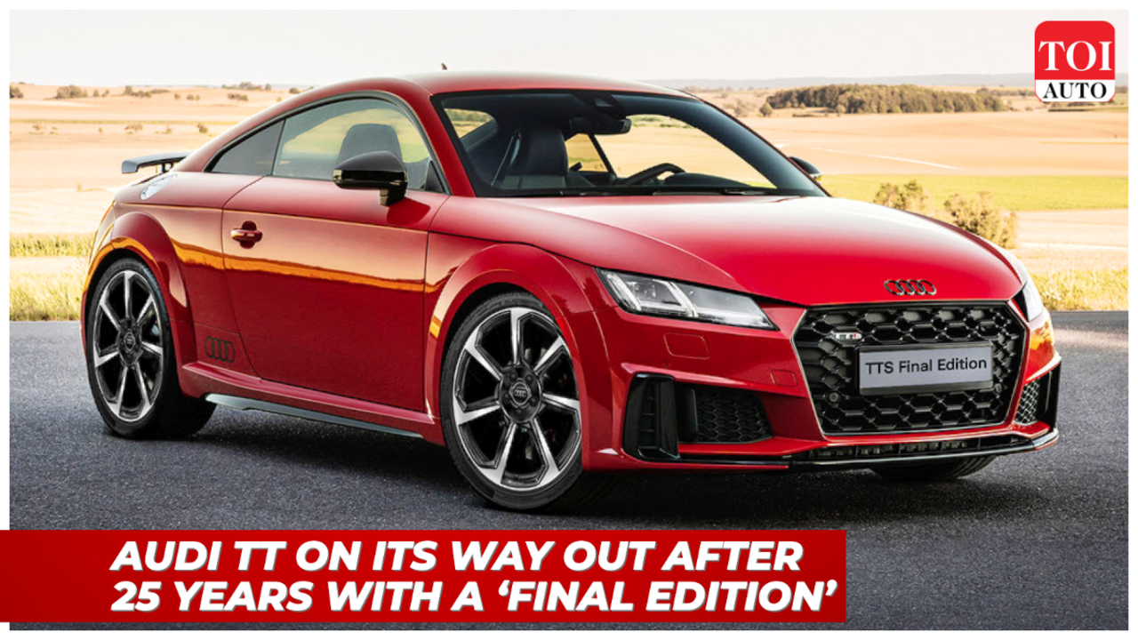 Audi announces end of TT sports car with Final Edition: 3 generations in 25  years - Times of India