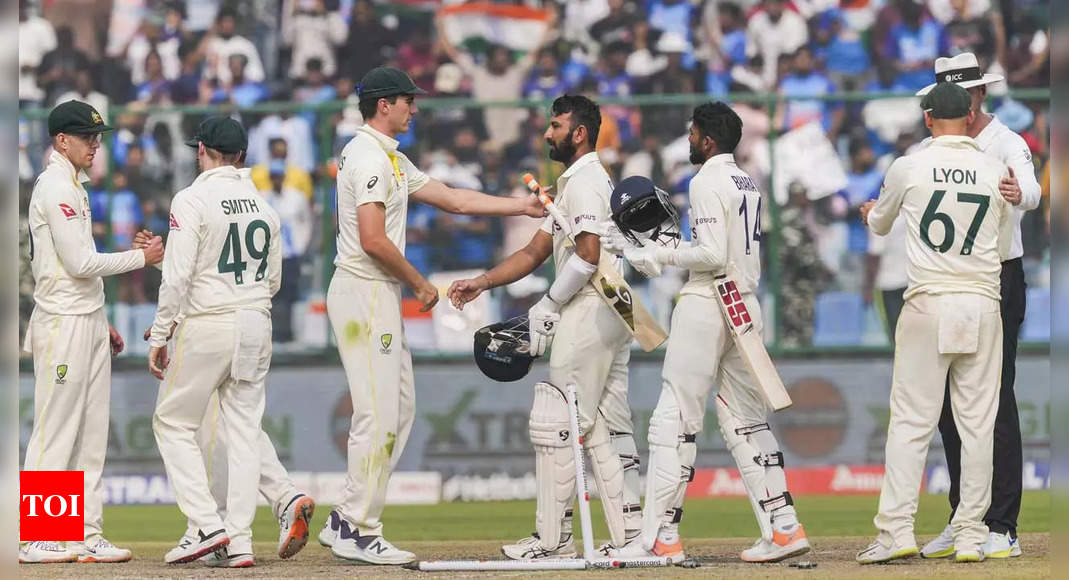 2nd Test: Ravindra Jadeja takes 10 as India beat Australia by 6 wickets to retain Border-Gavaskar Trophy | Cricket News – Times of India